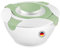 Westmark Salatbutler/-schüssel mit Tragegriffen und Dressing-Behälter, Fassungsvermögen: 6,5 Liter, Kunststoff, Praktika, Transparent/Weiß/Mint-Grün, 2422227M
