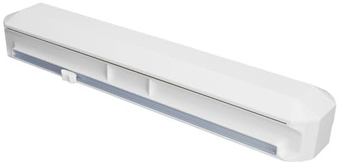 Cling Film Dispenser, Reusable Cling Film Dispenser, Cling Wrap Dispenser with Slide Cutter, Also for Aluminum Foil, Tin Foil, Baking Paper(M)