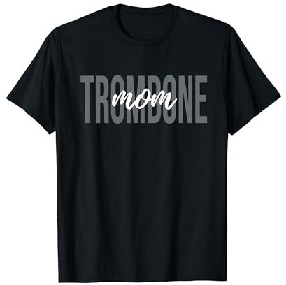 Posaune Mama Posaunenspieler Jazz Musik Marching Band T-Shirt