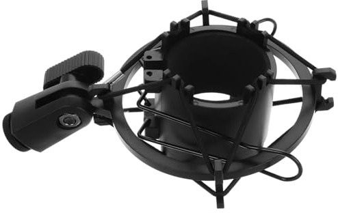 BESTonZON Mikrofonhalter Mit Stoßdämpfung Metallgestell Für Aufnahmen Mikrofonständer Mit Clip Für Live-auftritte Vielseitige Einstellungsoptionen Einfache Installation