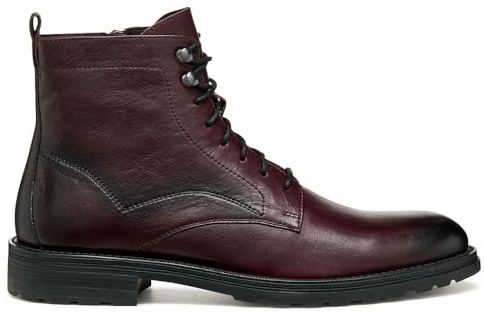 Geox Bottes U REDCLIF pour homme, bordeaux, 43 EU, vin, 43 EU