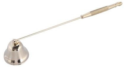 Ausgestellter Kerzenlöscher, modischer Kerzenlöscher aus Edelstahl, Kerzenlöscher, Kerzenlöschwerkzeug für das Heimbüro (Gold)