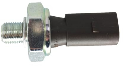 Hajus 1151122 Öldruckschalter Sensor Öldruck Braun 038919081K kompatibel mit A2 A3 A4 A5 A6 TT Seat Alhambra Altea Cordoba Ibiza Leon Toledo Skoda Fabia Octavia VW Golf T4 T5 1,2-2,0 TDI TSI