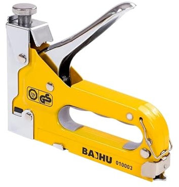 TIEOAXFT 4 IN 1 Manual Nailing Gun Light duty Home Use Code Nailing Gun Air Nail Woodworking Special Direct Staple Book Carpentry Tools(3 in 1)