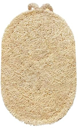 Éponge Naturelle pour Vaisselle - Éponge Loofah Naturelle pour Récurer,Pad Réutilisable pour Récurer Casseroles Poêles Plaques de Cuisson et Évier