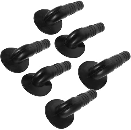 Toyvian 6PCS Air Conditioner Drain Hose Connector Adapter Kit for Window Split Systems Easy Install Elbow Fittings with Ring for Quiet Condensate Drain Management in Home Office