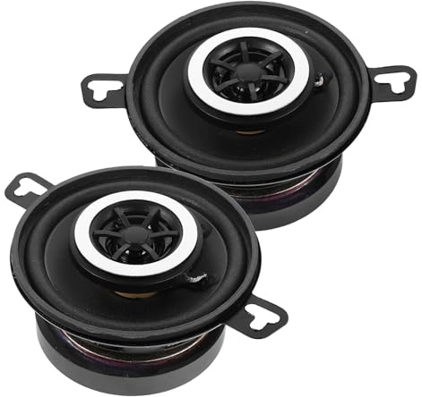 BESPORTBLE 2pezzi Altoparlanti Auto da Vie Tweeter Cupola Hifi per Migliorare Audio Dell’impianto Stereo Auto Installazione Facile e Compatibilità