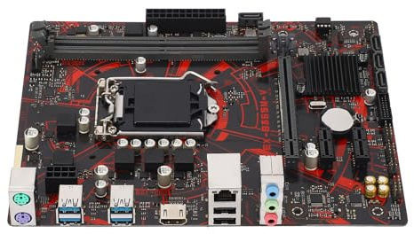 Jiawu Scheda Madre da Gioco EX B365M V, Scheda Madre Micro ATX DDR4 a 2 per Processori CPU LGA 1151 9a 8a Generazione Core 14nm, 3.0, PCIe 3.0, PCIe X16, USB .1 Gen 1