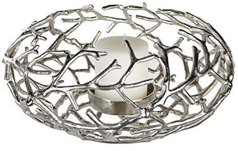 Casablanca - Leuchter - Twigs - antik-silberfarben - Ø 42cm