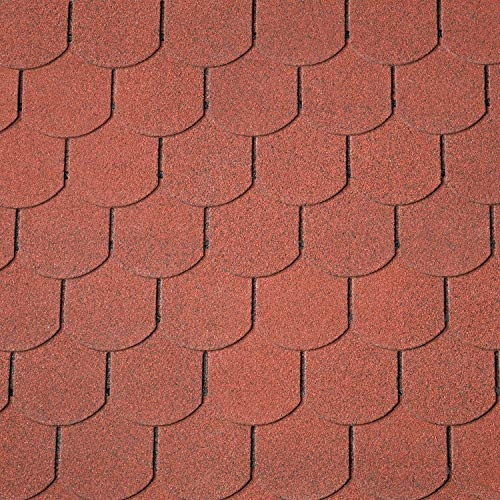 2,32 MQ TEGOLA TEGOLE CANADESI TONDE ROSSE BITUMINOSE GAZEBO TETTI TETTO COPERTURA PREMIUM ISOLAMENTO MARRA EDILE GROUP MARRAEDILE MARRAGROUP