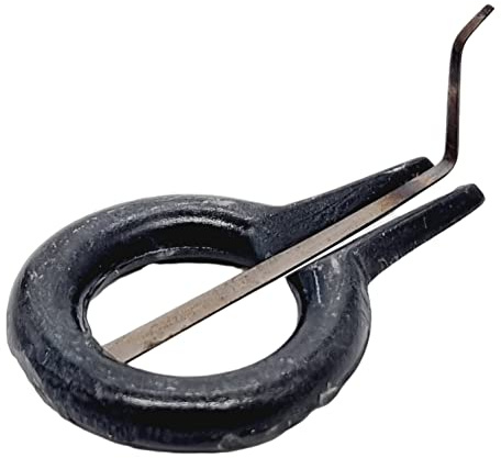 Sicilia Bedda - Original Sizilianische Maultrommel - Sizilische Maultrommel - Handwerkliches Produkt aus Gusseisen (6 cm, schwarzes Gusseisen)