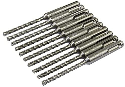 Makita B-63258 NEMESIS2 SDS-PLUS - Punta per trapano a percussione 6,0 x 115 mm, 10 pezzi, ideale per calcestruzzo, cemento armato, muratura