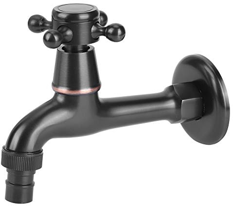 G1/2 Rubinetto in Ottone, Rubinetto a Parete Singolo per Acqua Fredda, Lavanderia Mop Pool Rubinetti da Giardino Rubinetto per Lavello da Cucina per Uso Domestico