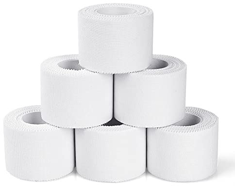 ACWOO Banda Venda Cinta, 6 Rollos Bendaje Adhesiva Deportiva, Venda Cohesiva, Venda Adhesiva, Cinta Adhesiva Deportiva, Vendas Autoadhesivas, Tape Vendaje, Primeros Auxilios, Lesiones, 5m x 3.8cm