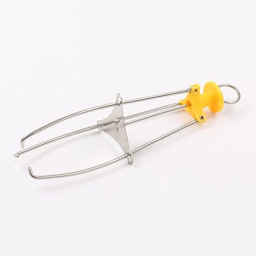 Multi-Purpose Anti-Scald Bowl Holder Clip for Kitchen, Stainless Steel Hot Bowl Clip, Triangular Grab Plate Clamp Bowl Picker, 3 Claws Bowl Dish Plate Clip Clamp for Microwaves, Ovens, Air Fryers