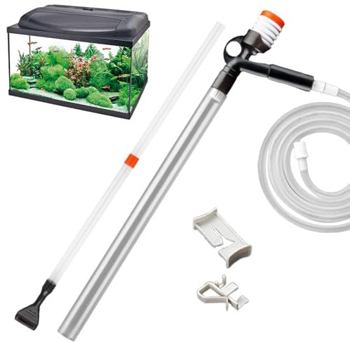Aquariumreiniger – 5-in-1 Aquarium-Kiesreiniger & Wasserwechsler | Aquarium-Staubsauger & Aquarium-Sandreiniger für Kiesreinigung