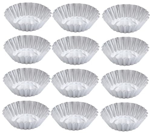 DECHOUS Stampo Per Crostate Cupcake Pirottino Da 100 Pezzi Set Di in Alluminio Per Muffin Per Conchiglie