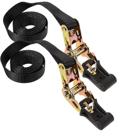 PRETYZOOM 2piezas Tensor De Correa De Unión Trinquete Resistentes Para Carga y Camión Correas De Amarre Para Kayak Portaequipajes