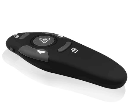 USB Page Flip Pen, Presentation 2.4G Wireless Laser Pointer Red Pen, PPT PowerPoint Page Flip Page Up and Down Remote Control Teacher