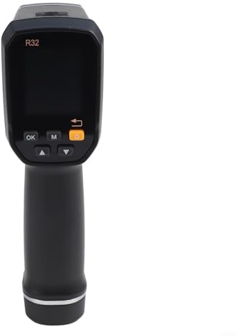 Cámara de imagen térmica de mano, cámara termográfica infrarroja con almacenamiento de 8 GB, recargable USB-C para inspección industrial y medición de temperatura