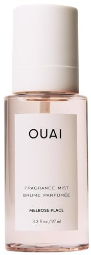 OUAI Melrose Place Hair & Body Mist - Perfume para el cabello y spray corporal, rosa, lichi, bayas y pimienta rosa, 97 ml
