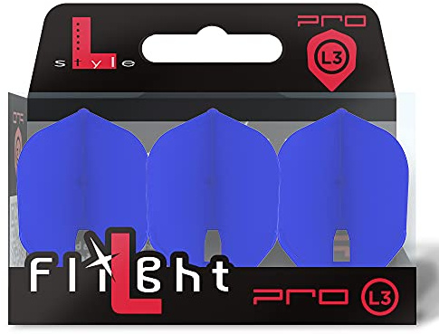PerfectDarts 1 Set L Style Champagne Dart Flights Shape DIMPLE
