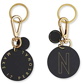 Design Letters Personal Key Ring & Bag Tag (A-Z)