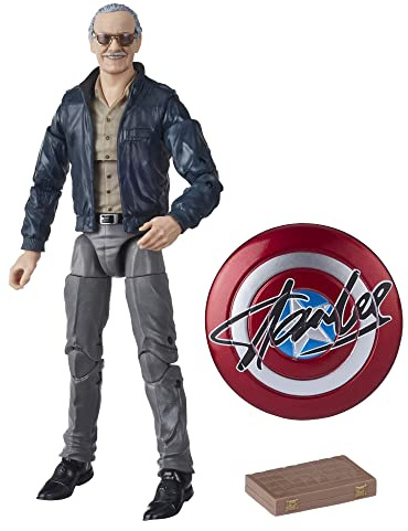 Hasbro Marvel Legends Series 15 cm große Stan Lee Action-Figur zu Marvel‘s The Avengers, enthält 2 Accessoires