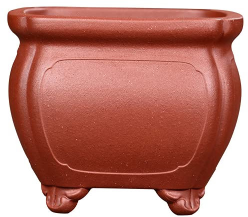 Vaso da fiori in argilla viola retrò piccolo bonsai fiore piante grasse per casa ufficio decorazione