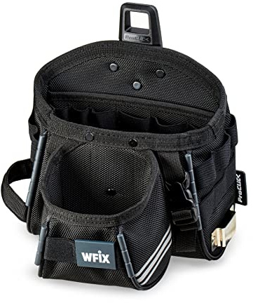 Bosch Sortimo ProClick Tool-Pouch L 39 - Profi Gürtel-Werkzeugtasche aus Hochbelastbarem Synthetikgewebe mit Hammerhalter - große Werkzeugtasche/Arbeitstasche Herren Baustelle von Wfix