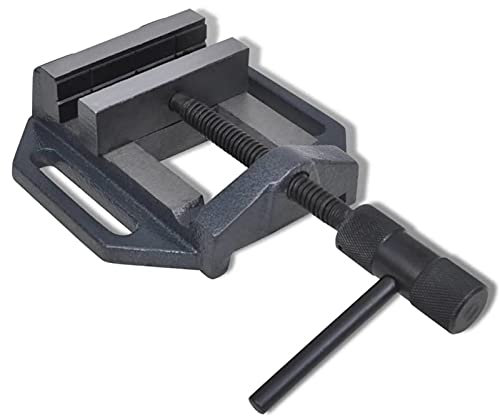 Atlojoys Maschinenschraubstock Handbetrieben 90 mm, Tischschraubstock, Parallelschraubstock, Schraubstock