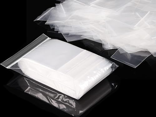 Bolsitas zip pequeñas 7 * 10cm Bolsas plastico transparente 200piezas Bolsa hermetica Resellables Ziplock bags Se puede usar para guardar joyas empacar galletas dulces de chocolate