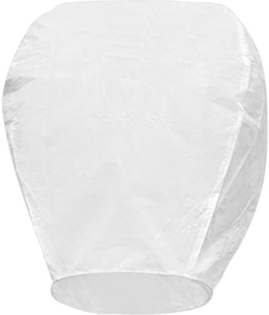 Thyonta 5 faroles conmemorativos con impresión ignífuga, ideales para decoración de fiestas y deseos