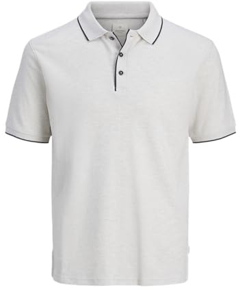 JACK & JONES Jprcclogan SS Polo, Bianco, M