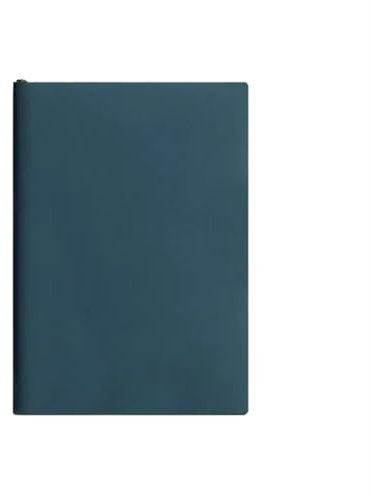 SHBHWS Softcover-NotizbüCher A5-Notizbuch aus weichem Leder mit 120 Innenseiten, wasserdichtem Einband und angenehmer Haptik NotizbüCher A5 Softcover(Deep Bule)