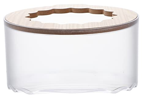 EXAOMBLE Hamster Badezimmer Sandbad Box für Kleintiere Transparentes Bad für Hamster und Chinchillas Praktische Toilettenlösung mit Hochwertiger Verarbeitung Kompakt und Vielseitig