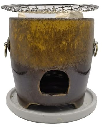 Portable Outdoor Pottery Barbecue Stove | Multifunctional Ceramic Grill for Home & Camping | Charcoal Cooking | Durable & Lightweight Design | Perfect