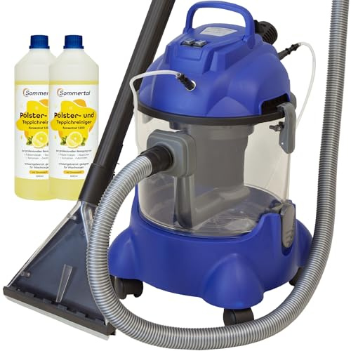 ALBATROS Hydro 7500 Waschsauger + 2L Reiniger – XXL Polsterreiniger Teppichreiniger Nasssauger – 1200 Watt, 20l Volumen, 22 kPa Saugleistung - Note: Sehr Gut