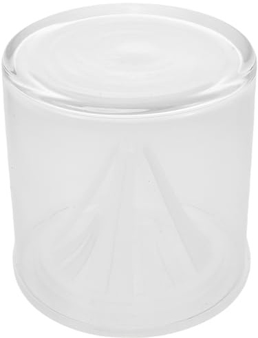 Veemoon Hydroponic Vase Glass Planter for Water Plants Propagation Hydroponic Vase Mesh Net Cup Basket for Hyacinth Bulb in Home Garden