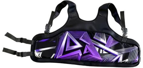 Fxzqgnh Gilet de Protection des Côtes pour Karting, Ajustable pour Enfants, Gilet de Protection Rembourré et Ergonomique Offrant Un Confort Optimal pour L', Violent
