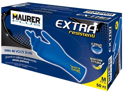 GUANTI MONOUSO LATTICE EXTREME MAURER TG XL- 50PZ