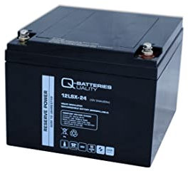 Batería Qbatteries 12LSX-24 Agm Long Life. Tecnología AGM. 12V - 24Ah (166x17...