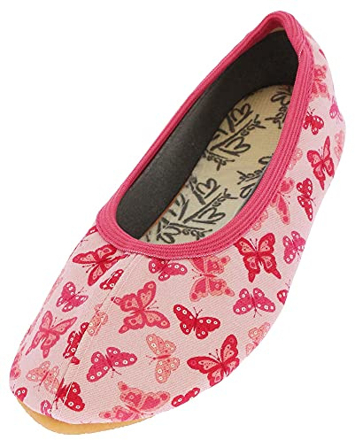 Beck Mädchen Papillon Gymnastikschuhe, Pink, 26 EU