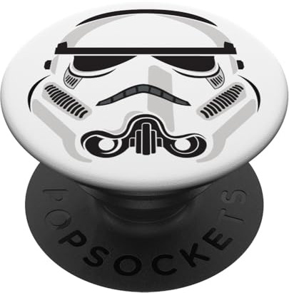 PopSockets Star Wars Stormtrooper Helmet PopSocket PopSockets PopGrip: Swappable Grip for Phones & Tablets