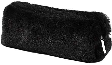 Federmäppchen, 5 Farben, Federmäppchen, Mäppchen für Mädchen, süßes Plüsch, weich, flauschig, Federmäppchen, Kosmetiktasche, Stiftehalter