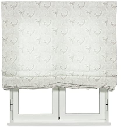 VIEWTEX | Estor Paqueto Traslúcido con Estampado Color Beige Modelo Toxa Cashmere | Medidas 180 x 175cm | Plegable sin Varillas | Fabricado en España | Garantía de 5 Años | Fácil Instalación