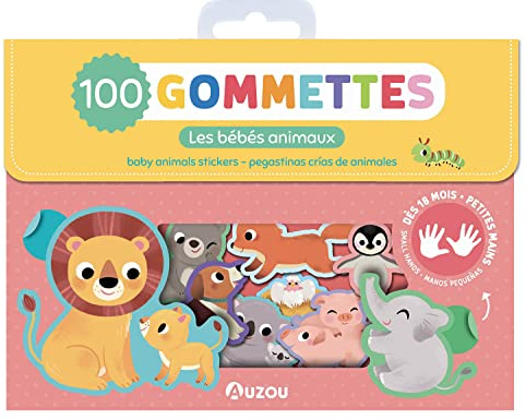 Ma pochette de 100 gommettes - les bébés animaux