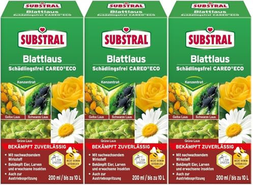3 X 200ml Substral®Blattlaus Schädlingsfrei Careo Eco