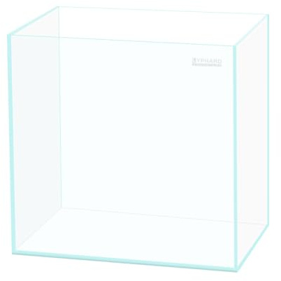 LYPHARD AQUARIUMS Tall Rimless Aquarium 3 Gallon, Ultra Clear Low Iron Nano Fish Tank for Betta, L7.9×W7.9×H11.8 Glass Thickness 5mm with EVA Foam Leveling Mat