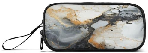 Kunstwerk Aus Weißem Marmor Federmäppchen Federtaschen Mäppchen Schlamperbox Tasche für Jungen Mädchen Schüler